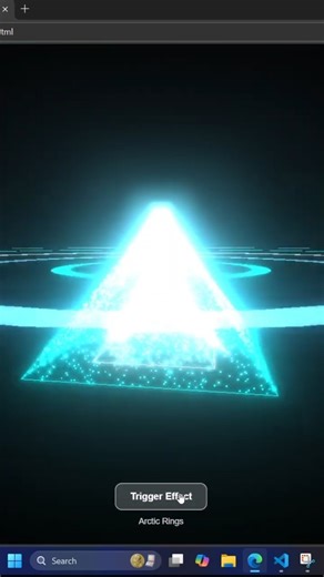 Pyramids from code - Tree.js #viral #coding #python #programming #shorts #shortvideo