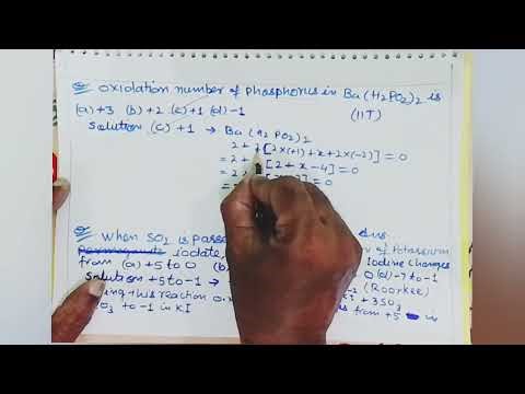 IIT-JEE and NEET Foundation: Lecture 20 | Question Problems from Redox Reactions