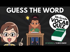 5th Grade Vocabulary Quiz | Definition to Word Challenge | Improve Your English Skills! 🧠