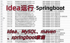 手把手教你用idea运行springboot maven项目