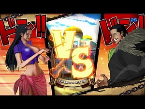 One Piece Burning Blood | 2 Player Gameplay - Nico Robin vs Crocodile | Robins revenge