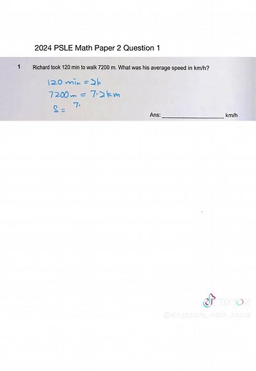 2024 PSLE Math Paper 2 Speed Tricks Explained