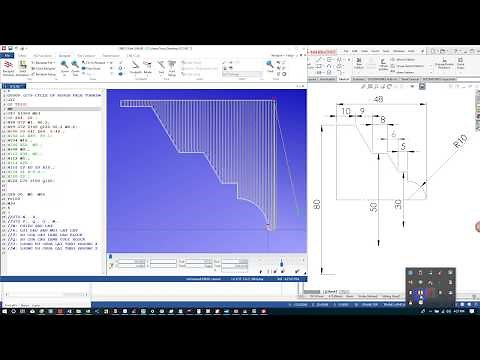 G72 CNC Fanuc Canned Cycle Facing turning