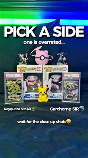 Rayquaza VMAX vs Garchomp ex — I know which one I’m taking