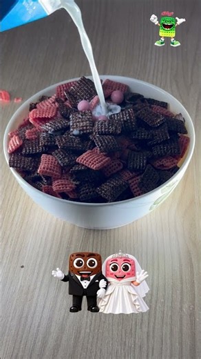 [속보] 30년 솔로 첵스초코 체키, 드디어 결혼?! 💍🍓#첵스초코 #첵스초코체키 #시리얼추천 #신상디저트 #켈로그