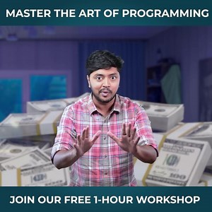 Chitti Tamil on Instagram: "Are you a beginner and don’t know how to start your programming journey? Build a strong programming foundation in just 1 hour What You will Get : ✅ Basics of Programming ✅ Discover the latest technologies using various programming languages. ✅ Learn from Industry experts ✅ Claim Your FREE Bonus Gift Worth Rs 10000 Join our Programming Foundation workshop at on Sunday Take advantage of this super insightful workshop!"