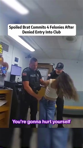 Spoiled Brat Commits 4 Felonies After Denied Entry Into Club#crime #court #foryou #courtroom #prisoner