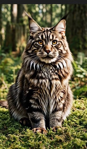 Watch a Pinecone Morph into a Maine Coon Cat! 🌲🐱