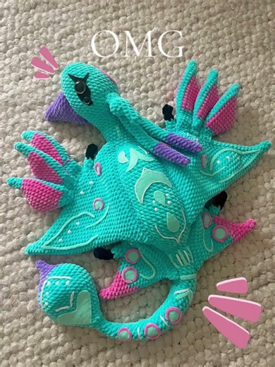 POV: tu crochètes un Ikran #crochet #amigurumi #avatarworld #avatar #ikran