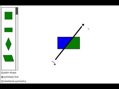 Symmetry Lines of a Rectangle