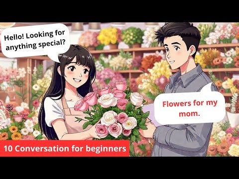 Simple English Conversation for Beginners#13: Easy Beginner Dialogue#englishconversation