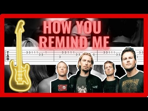 Nickelback - How You Remind Me | Easy Guitar Tabs Tutorial + PDF Download 🎸