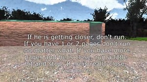 BEST WAY TO BEAT SLENDER video - Slender: The Eight Pages