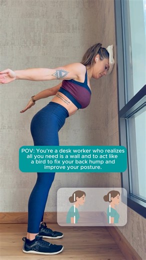 Fix your hump with this move! #health #exercise #posture #painrelief #neckpain #physiotherapy