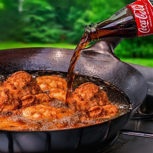 I Deep Fried Chicken with Coke and This Happened! 😳 | Guga Foods