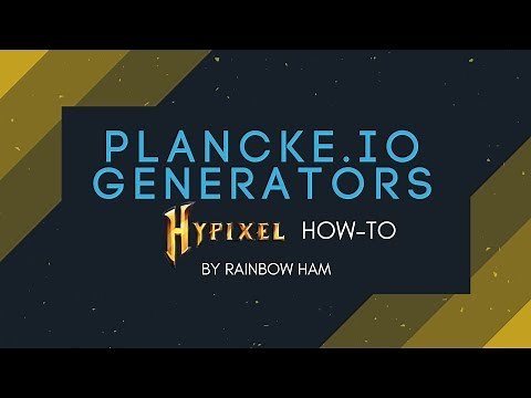 Hypixel How To | Plancke Generator