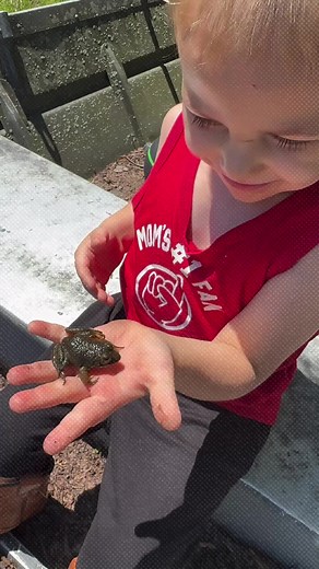 Boys Exploring Nature: First Frog Adventure with Gage & Glenn