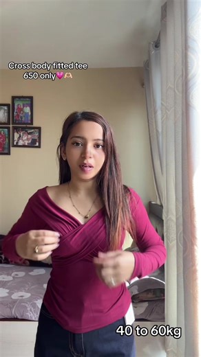 Cross body fitted tee 650 only#vastracollection00 #vastra #fyppppppppppppppppppppppp #sale #affordablefashion