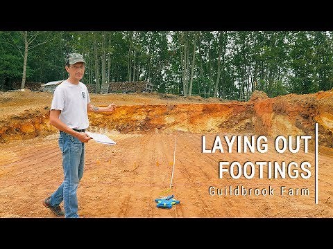 ICF Home Build (#13): Laying Out Square Concrete Footings