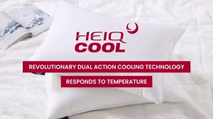 Serta 240Thread Count Soft Hypoallergenic HeiQ Cooling Bed Pillows Set of 2 Pack Feather Down Pillows for Back Sleeper