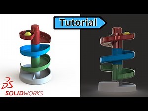 SOLIDWORKS design modeling and Motion Study animation