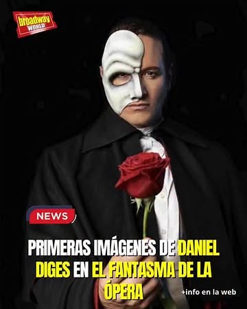 BroadwayWorld Spain - Musicales y Teatro Musical | 👀💥 Se revelan las primeras imágenes oficiales de Daniel Diges como protagonista de EL FANTASMA DE LA ÓPERA, el musical más legendario de... | Instagram