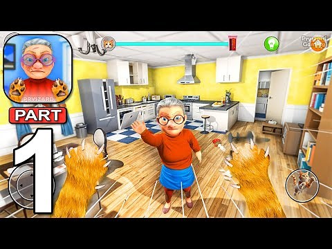 Kitty vs Granny - Cat Sim 3D - Gameplay Walkthrough Part 1 Chapter 1 (iOS, Android)