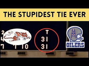 The STUPIDEST Tie in Football History | Bengals @ Oilers (1969)