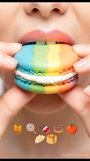 Realistic Sweet Food ASMR 🍩🍓 | Soft Bites & Natural Eating Sounds