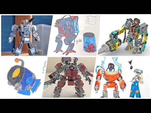 Over 100 Viewer-Created LEGO Robots and Robot Sketches