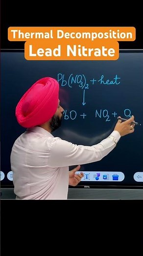 Thermal Decomposition of Lead Nitrate | Chemical Reaction of Heating Lead Nitrate | Gagan Sir