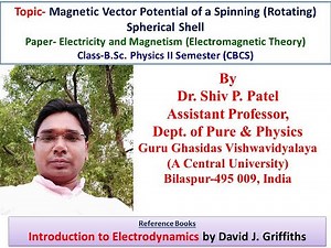 Magnetic Vector Potential due to Rotating (or spinning) spherical shell