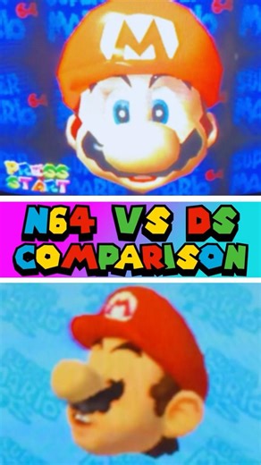 Mario 64 VS DS Comparison 🎮