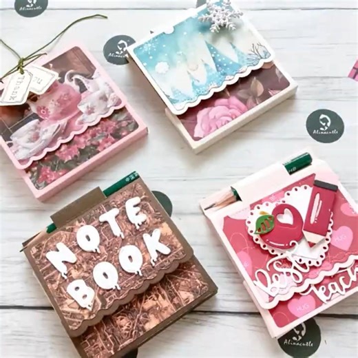 POST IT NOTE HOLDER #thankyou GIFT #diy #Alinacutle #AlinaCraft #papercraft #amazon #temu #giftbox