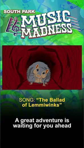 Vote for your favorite song in our story for today’s South Park Music Madness match-up: “Ballad of Lemmiwinks” vs “Kyle's Mom” | South Park