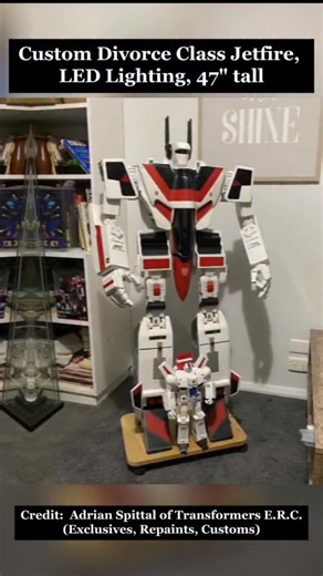 1.4K views · 13 reactions | Custom Divorce Class Jetfire (Skyfire)...