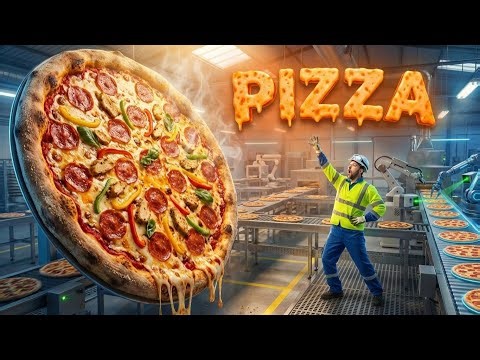 Inside the Pizza Food FACTORY - How Automation Makes Million Pizzas Daily | Full Process