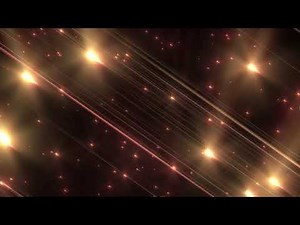 GOLDEN SHOOTING STARS - 4K Motion Background - Sparkling 3D Space- Free Video Effect