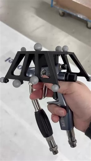 Can Mimic handle complex wet painting?Absolutely!Last week, we deployed a Mimic setup combining high-precision OptiTrack tracking, a Universal Robots cobot, and J. Wagner GmbH painting equipment… | Nordbo Robotics