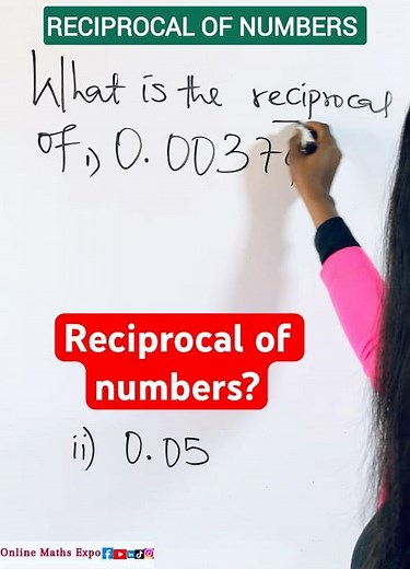 Easy way to find Reciprocal of numbers. #viralmathshorts