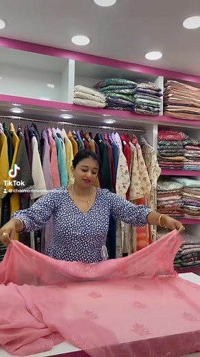 4.4K views · 84 reactions | Georgette saree with blouse 3200/- | Choose Me | Facebook