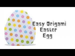 Easier Way to fold an Easter Egg - Easy Origami for Beginners - Easy Easter Day craft for kids 2026
