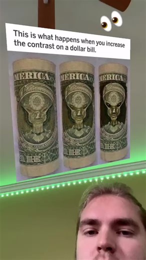 The dollar bill 👽#illuminati #aliens