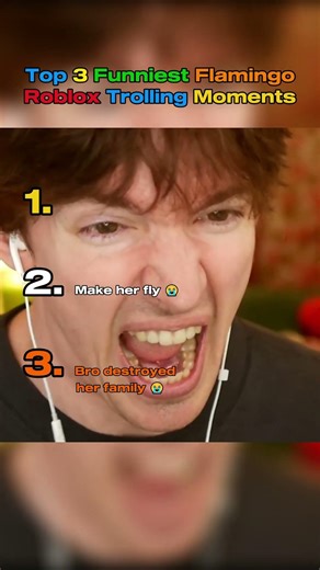 Top 3 Funniest Flamingo Roblox Trolling Moments (Bro threw her baby 💀) #roblox #robloxshorts