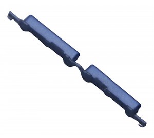 Volume Side Button Outer for Realme 7 Blue - Plastic Key