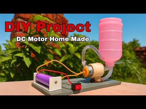 DIY DC Motor Project | Mini Water Tulu Pump Science Experiment at Home 💧⚡