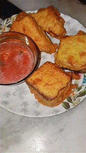 Bread Pakoda 🥪with Secret masala | Crispy Aloo Bread Pakora Recipe