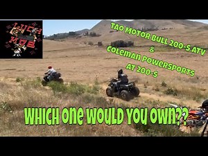 Tao Motor Bull 200-S & Coleman PowerSports AT 200-B Atv's / Are they Worth it ?