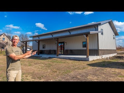 My New Shop Build START to FINISH! STEP by STEP Slab to FULL Building