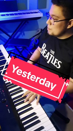 Beatles Yesterday Piano Numbers Tutorial